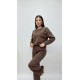 BROWN TRACKSUIT SET OYSHO FABRIC 185754