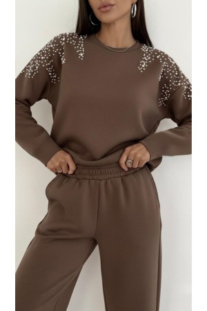 KAHVE EŞOFMAN TAKIM OYSHO KUMAŞ 185754