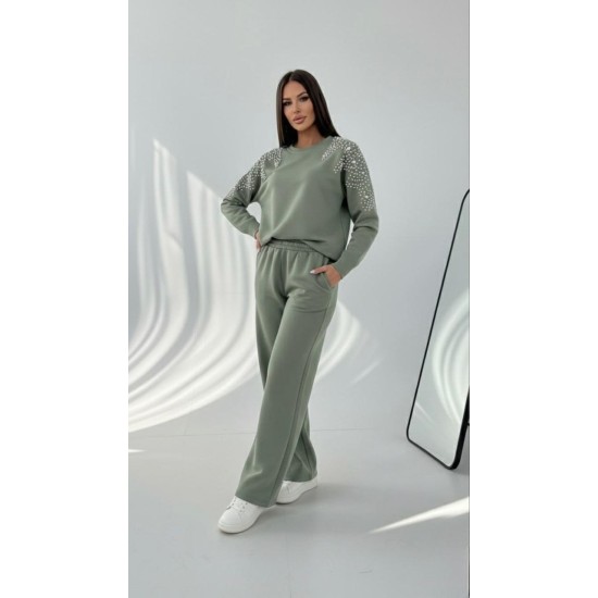 GREEN BLUE TRACKSUIT SET OYSHO FABRIC 185752