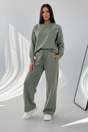 GREEN BLUE TRACKSUIT SET OYSHO FABRIC 185752