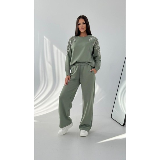 GREEN BLUE TRACKSUIT SET OYSHO FABRIC 185752