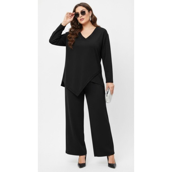 BLACK SUIT MODEL FABRIC 185740