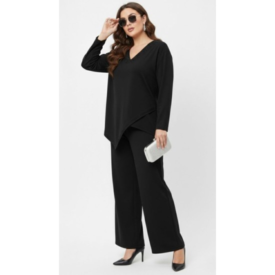 BLACK SUIT MODEL FABRIC 185740