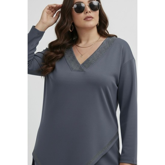 GREY SUIT MODEL FABRIC 185741 185740