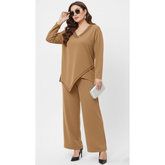 BEIGE SUIT MODEL FABRIC 185741 185742