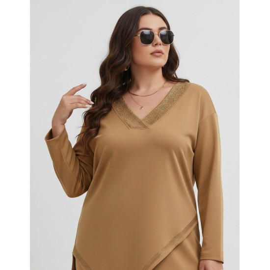 BEIGE SUIT MODEL FABRIC 185741 185742