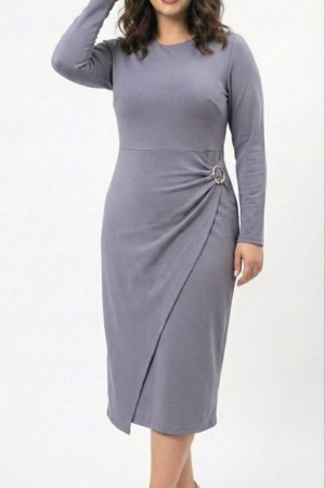 GRİ ELBİSE TOKALI 185771