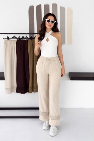 BEJ KETEN PANTOLON 185883