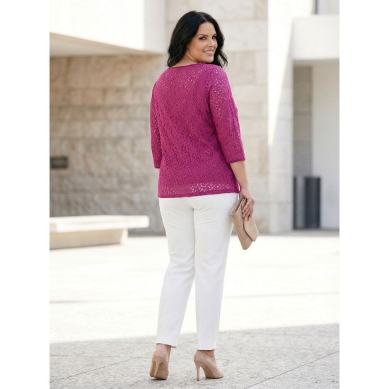 FUŞYA BLUZ DANTEL KUMAŞ 185706