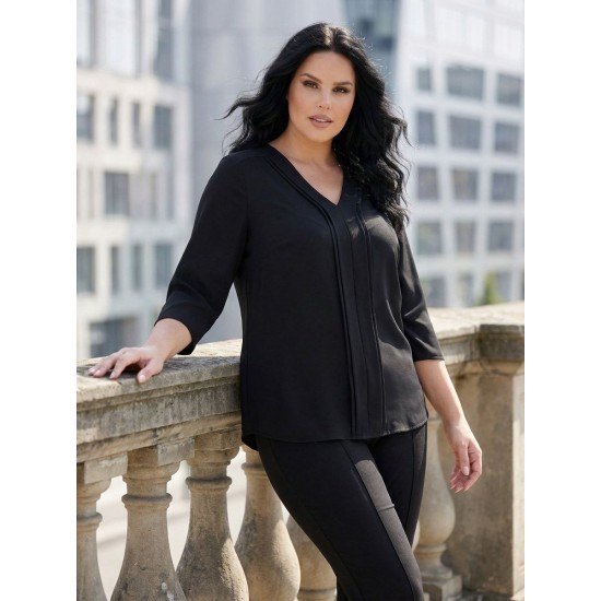 SİYAH BLUZ KREP KUMAŞ 185712