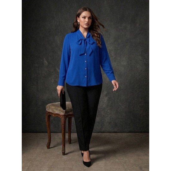 SAKS BLUZ KREP KUMAŞ 185699