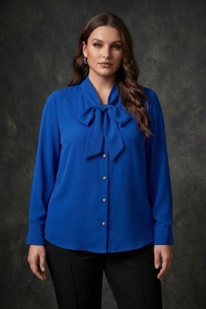 SAKS BLUZ KREP KUMAŞ 185699