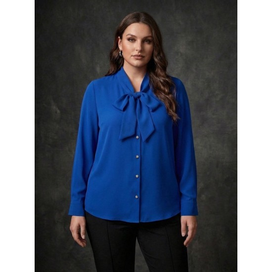 SAKS BLUZ KREP KUMAŞ 185699