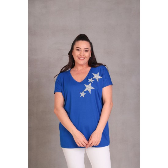 SAKS BLUZ VİSKON KUMAŞ 185596