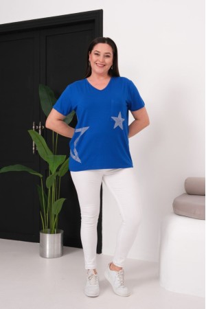 SAKS BLUZ VİSKON KUMAŞ 185604