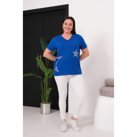 SAKS BLUZ VİSKON KUMAŞ 185604