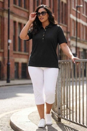 SİYAH TSHIRT POLO YAKA 185832