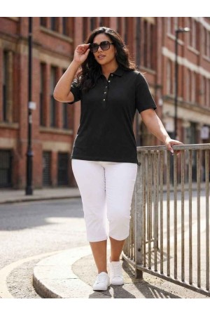 SİYAH TSHIRT POLO YAKA 185832