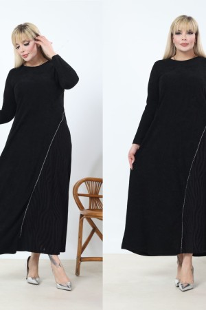 SİYAH ELBİSE ÖRME KUMAŞ 185530