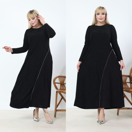 SİYAH ELBİSE ÖRME KUMAŞ 185530