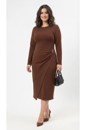 KAHVE ELBİSE TOKALI 185774