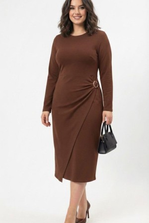 KAHVE ELBİSE TOKALI 185774