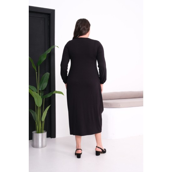 SİYAH ELBİSE VİSKON KUMAŞ 185788