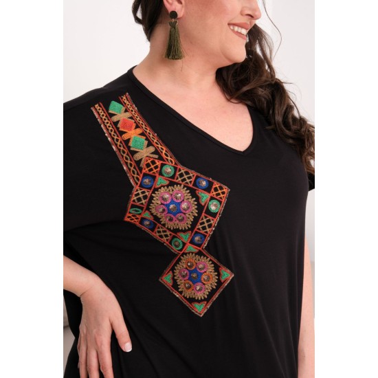 SİYAH ELBİSE VİSKON KUMAŞ 185801