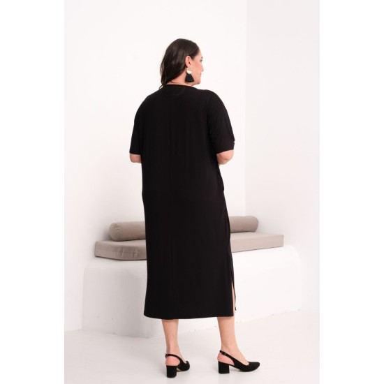 SİYAH ELBİSE VİSKON KUMAŞ 185804