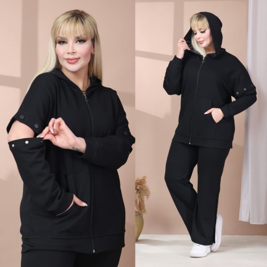 SİYAH EŞOFMAN TAKIM OYSHO KUMAŞ 185531