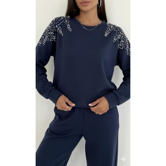 NAVY BLUE TRACKSUIT SET OYSHO FABRIC 185751