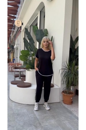 SİYAH TAKIM VISKON KUMAŞ 185549