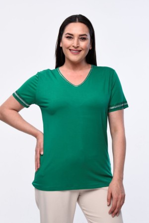 YEŞİL BLUZ VİSKON KUMAŞ 185581