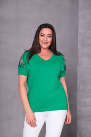 YEŞİL BLUZ VİSKON KUMAŞ 185589