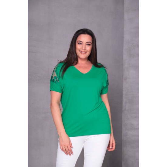 YEŞİL BLUZ VİSKON KUMAŞ 185589