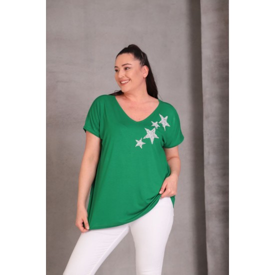 YEŞİL BLUZ VİSKON KUMAŞ 185599