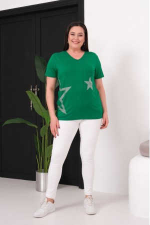 YEŞİL BLUZ VİSKON KUMAŞ 185603