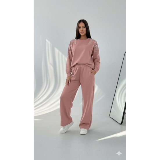 POWDER PINK TRACKSUIT SET OYSHO FABRIC 185753
