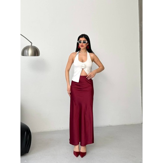 185255 Burgundy SKIRT