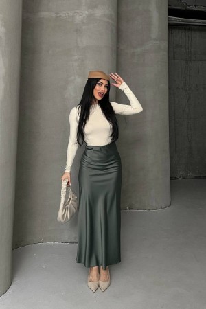 185257 KHAKI SKIRT