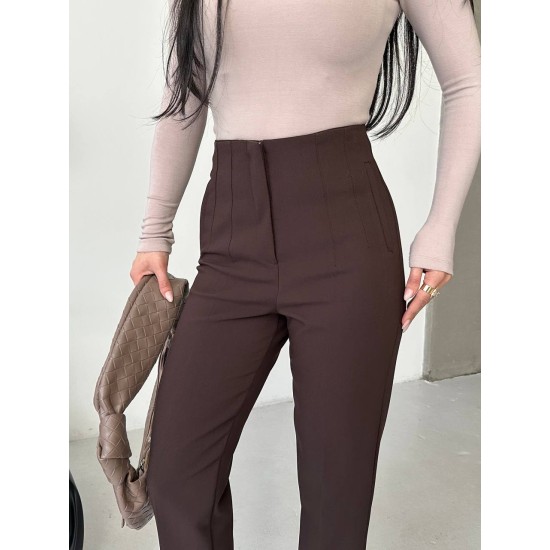 185261 COFFEE TROUSERS