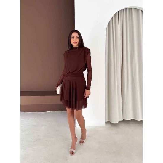 185271 COFFEE DRESS