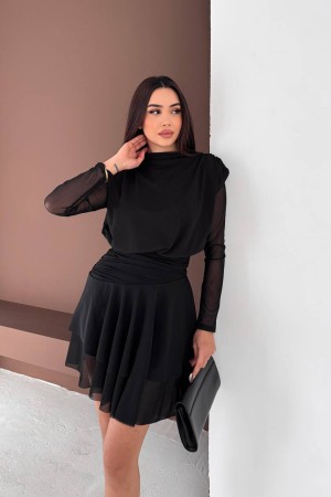 185273 BLACK DRESS