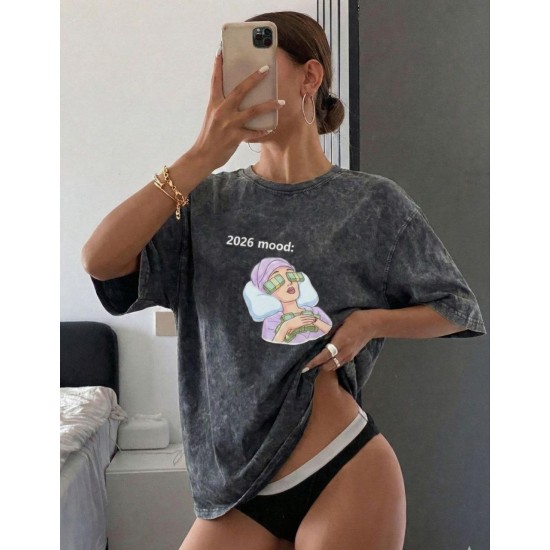 185289 ANTRASİT TSHIRT