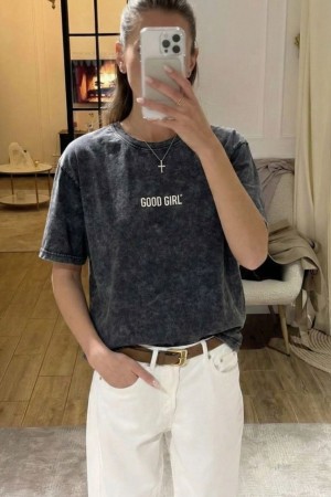 185307 ANTRASİT TSHIRT