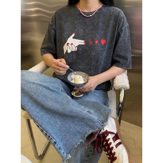 185319 ANTRASİT TSHIRT