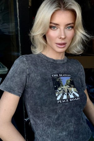 185338 ANTRASİT TSHIRT