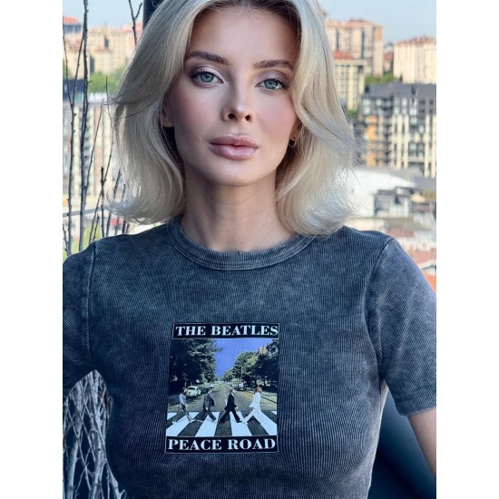 185338 ANTRASİT TSHIRT