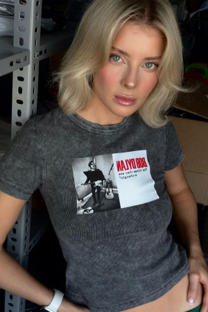 185341 ANTRASİT TSHIRT