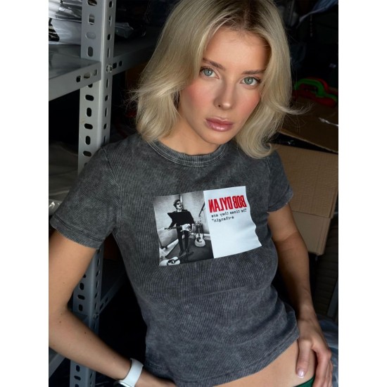 185341 ANTRASİT TSHIRT